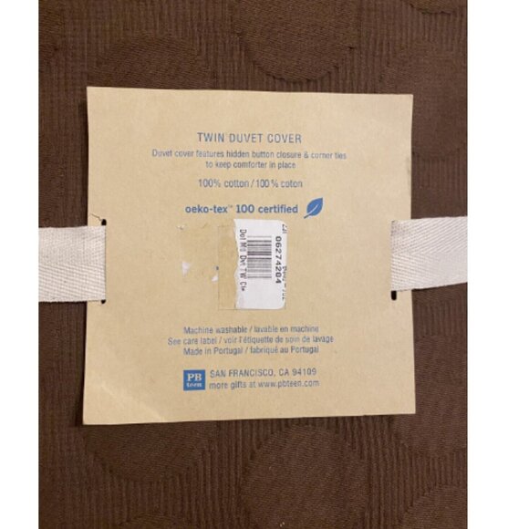 Pottery Barn Kids Bedding Pottery Barn Kids Duvet Cover Twin Brown